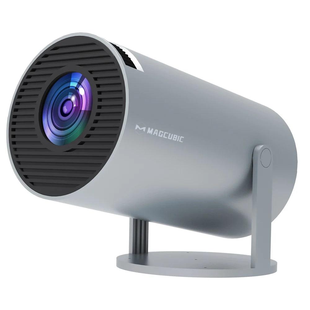 Projector Android 11 4K 1280*720P HY300 Dual Wifi 260ANSI 180°Flexible BT5.0 Cinema Outdoor Portable Projetor HY300 Pro